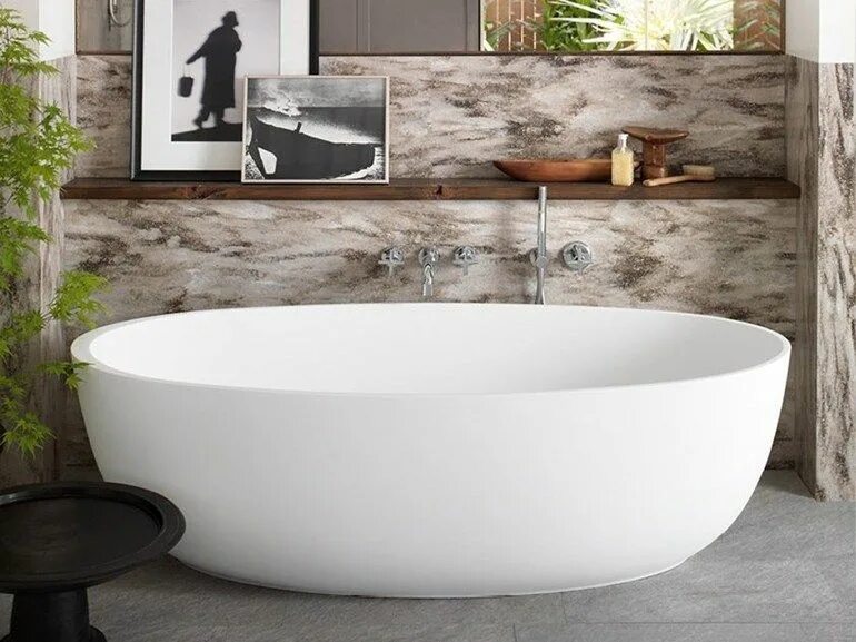 Овальная ванна в интерьере Download the catalogue and request prices of Corian ® delight 8430 by Dupont De 