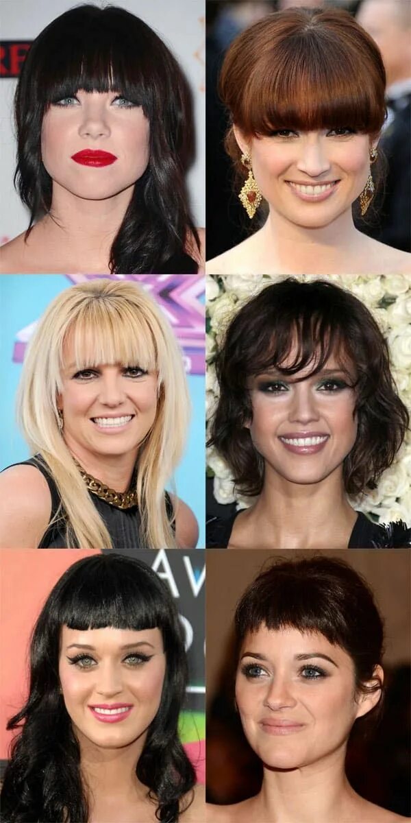 Овальное лицо какая челка подойдет фото Best Bangs for Oval Faces