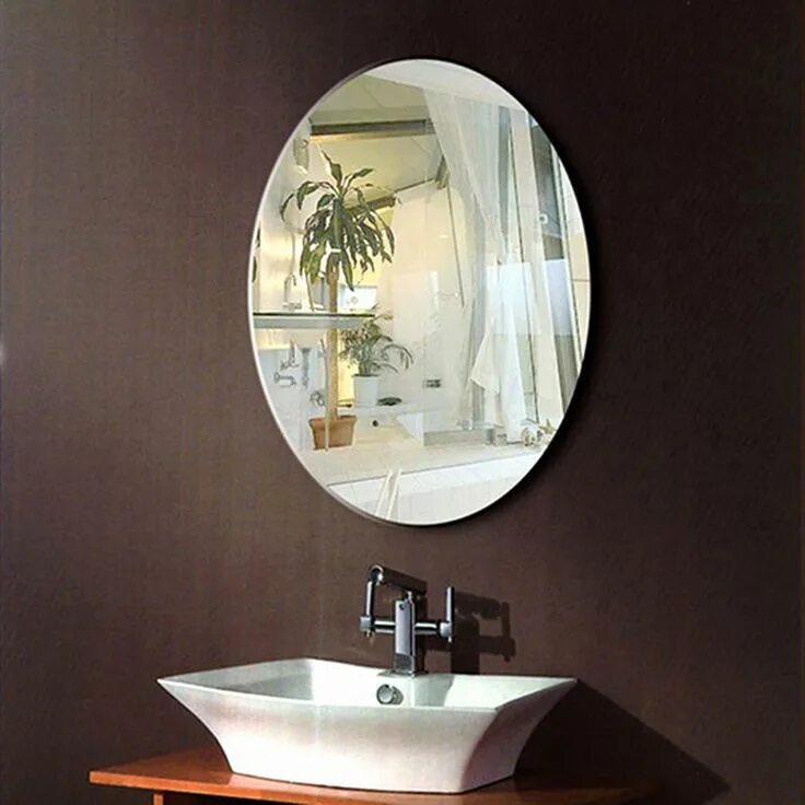 Овальное зеркало в ванную в интерьере Bathroom Mirror Ideas for Double Vanity Beautiful Bathroom Mirror Cabinet - Maxw