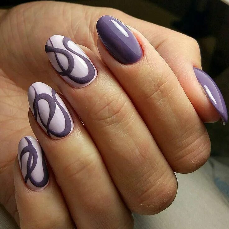 Овальные ногти маникюр с рисунком Pin by Вика Паршина on картинки Nail art, Nail colors, Nail designs