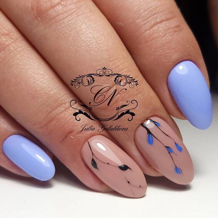 Овальные ногти маникюр с рисунком Pin on Nails Fancy nails, Spring nail art, Nails