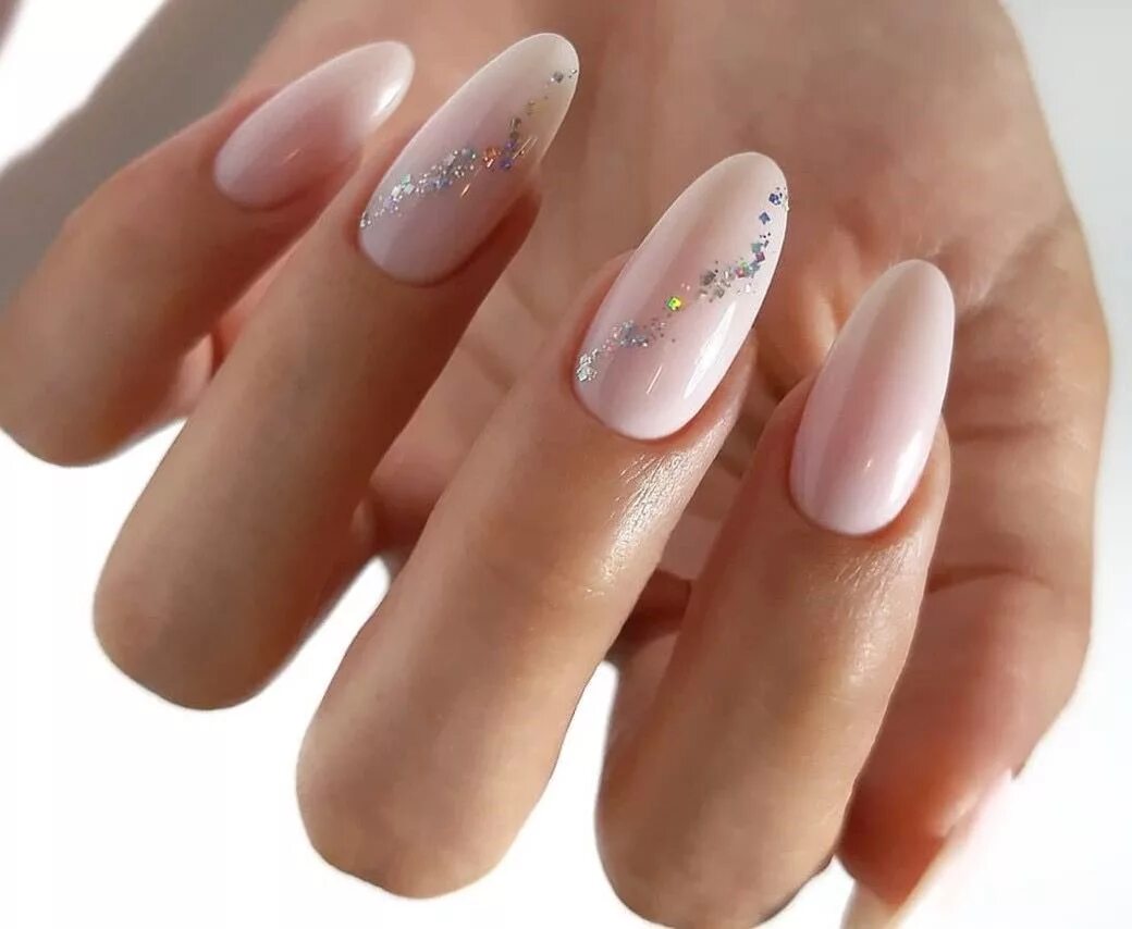Овальный модный маникюр Pin on Маникюр Long nails, Perfect nails, Nails