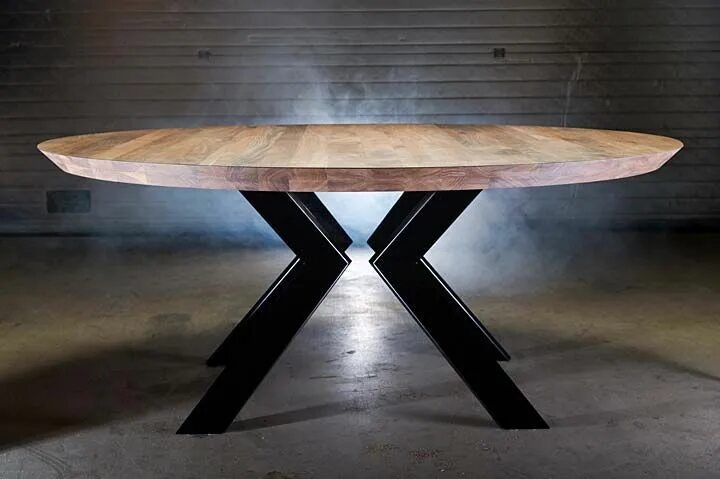 Овальный стол в стиле лофт Henry's House tafels T 140 - Tafel design, Tafels en Eettafel