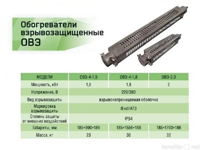 Овэ 4 обогреватель взрывозащищенный схема подключения Купить обогреватель в Чебоксарах - объявление № Т-6319067 (3239789) на Барахла.Н