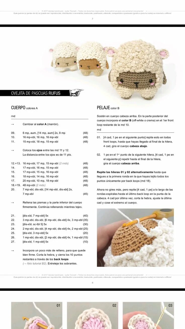 Овечка амигуруми крючком схема описание Pin en Ganchillo Amigurumi patrones gratis, Amigurumis patrones gratis, Ganchill