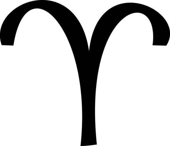 Овен знак символ как выглядит Free Images - zodiac symbol aries bw