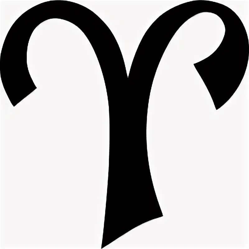 Овен знак символ как выглядит Aries Symbol Vinyl Sticker Decal Horoscope Astrological - Choose Size & Color eB