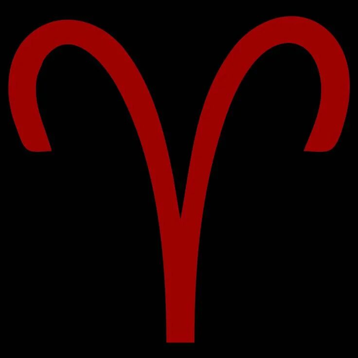 Овен знак символ как выглядит Aries Symbol clipartist.net Poster Art colouringbook.org Poster art, Aries symbo
