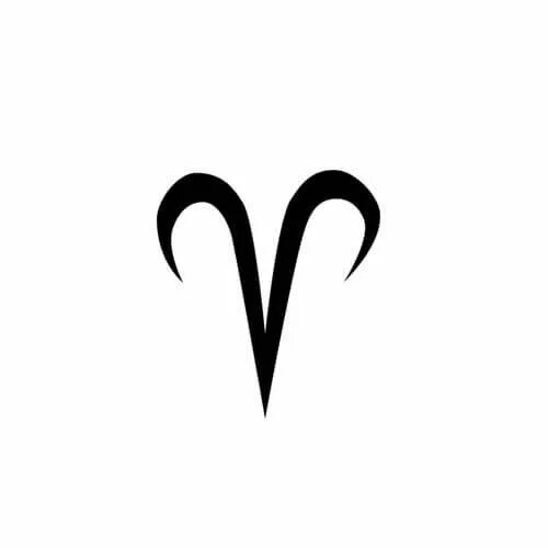 Овен знак символ как выглядит Aries Zodiac tattoos, Aries symbol tattoos, Symbolic tattoos