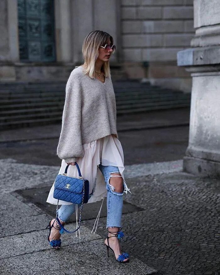 Оверсайз мода женская How to Get Noticed By Street Style Photographers During The Fashion Month Fashio