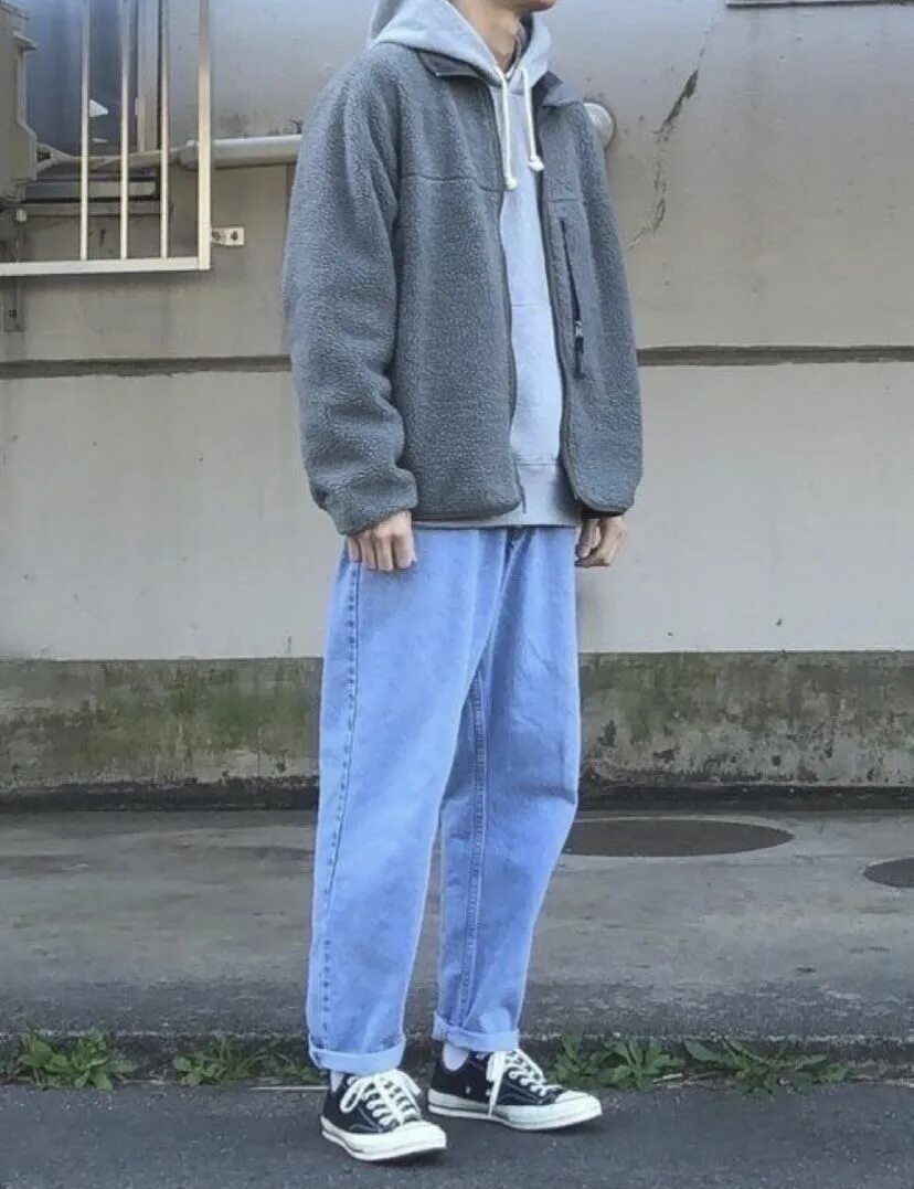 Оверсайз стиль мужской молодежный Light Blues Mens fashion streetwear, Streetwear outfit, Mens street style