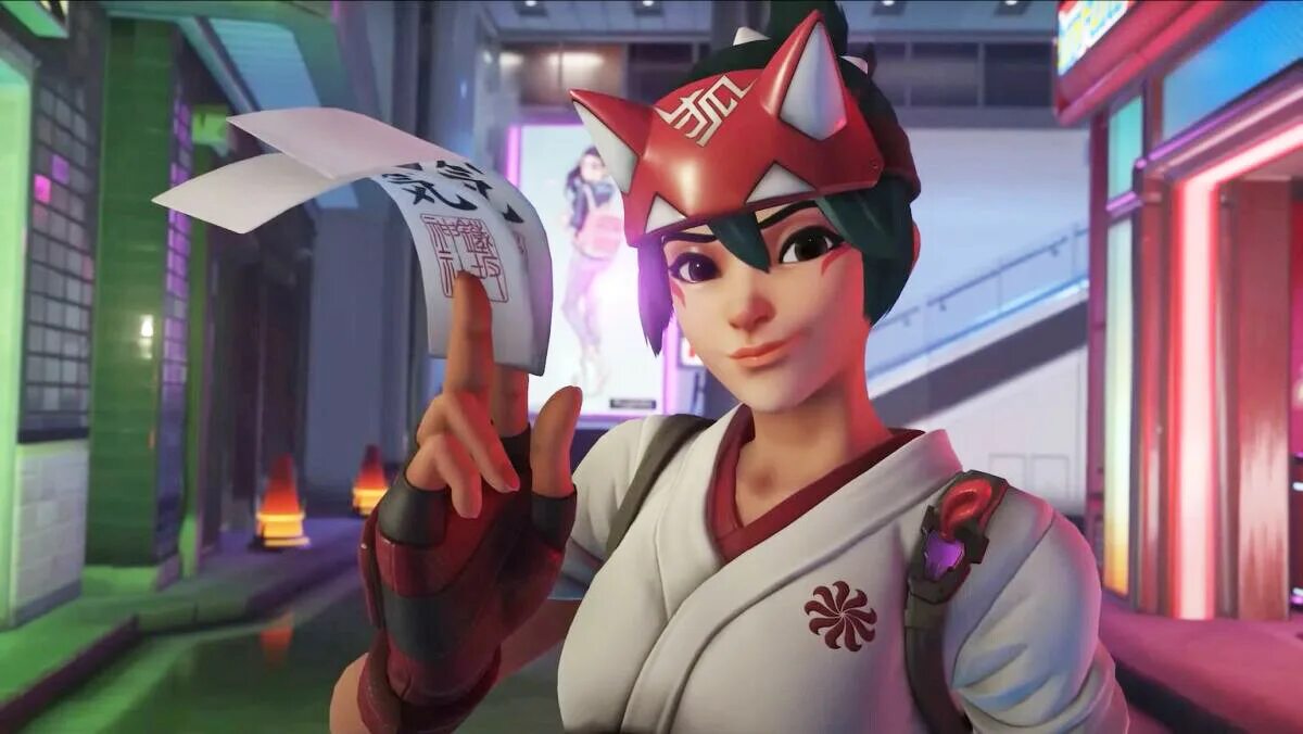 Овервотч 2 бесконечное подключение ArtStation - Kiriko Overwatch 2