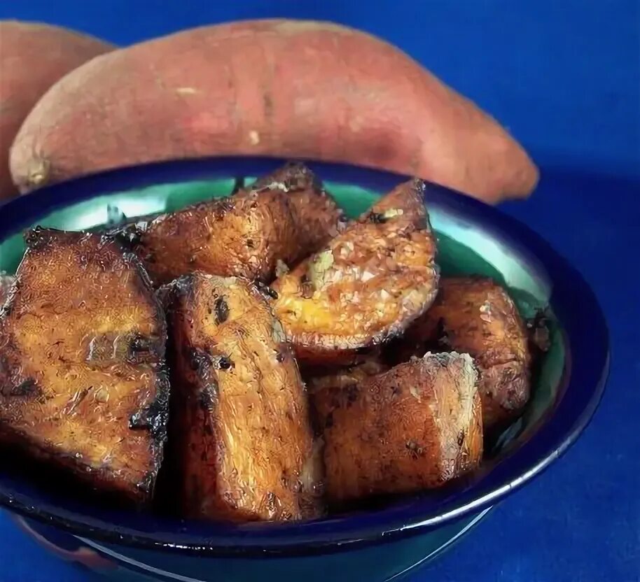 Овощ батат рецепты приготовления с фото Balsamic Roasted Yams Recipe - Food.com Recipe Roasted yams, Yams recipe, Recipe