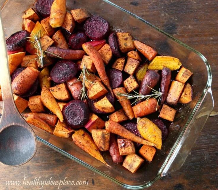 Овощ батат рецепты приготовления с фото Maple-Balsamic Roasted Winter Vegetables Recipes, Veggie dishes, Vegetable recip