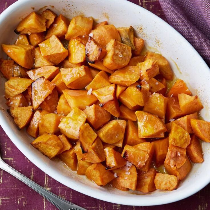 Овощ батат рецепты приготовления с фото Honey Roasted Sweet Potatoes Recipe Sweet potato recipes healthy, Stuffed sweet 