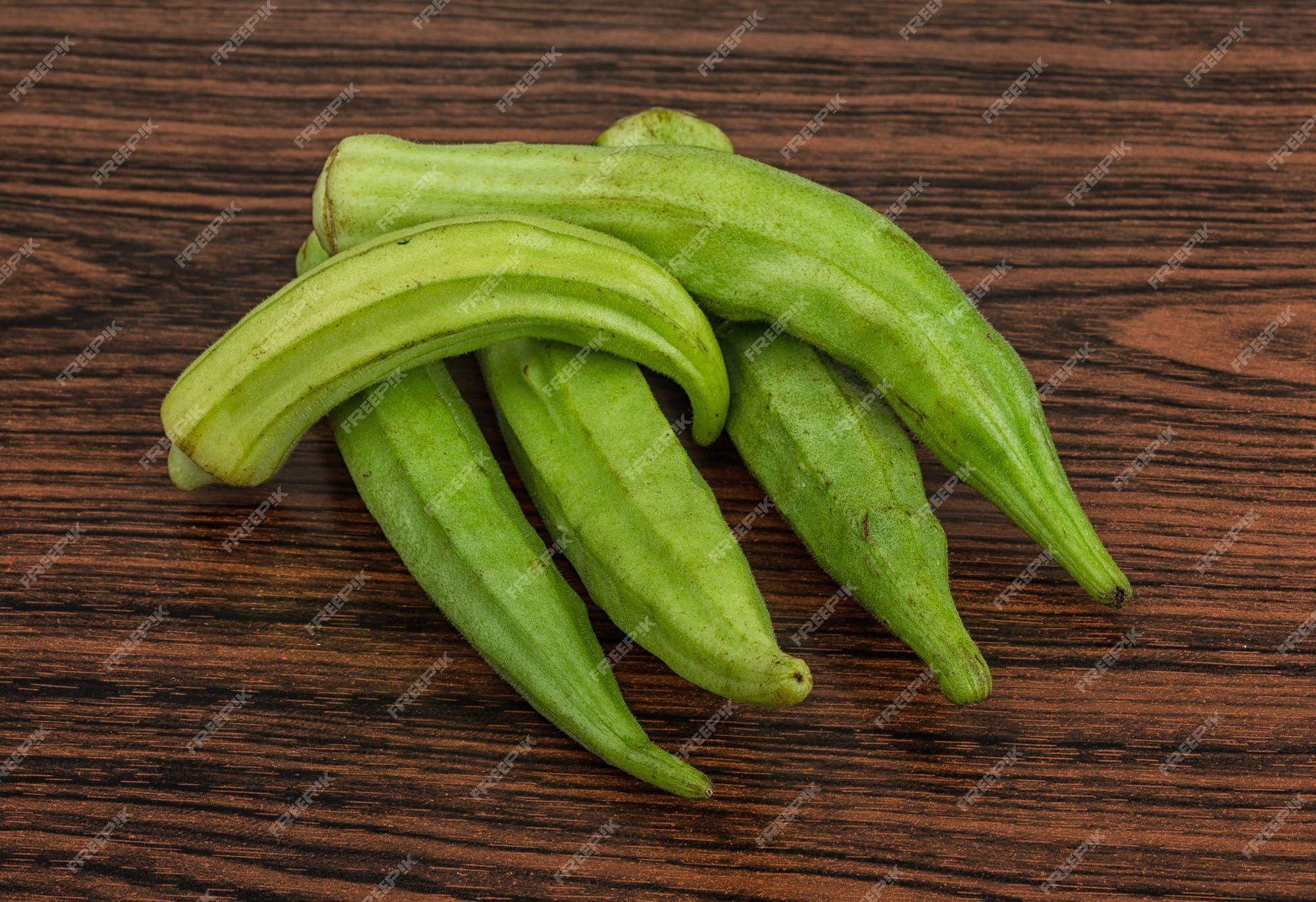 Овощ окра что это такое фото Premium Photo Okra vegetables