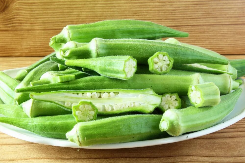 Овощ окра что это такое фото How to Clean Okra " Top Tips