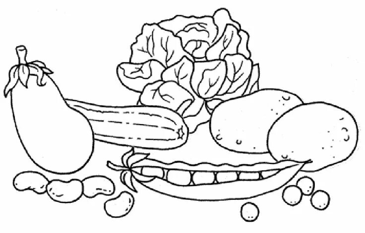 Овощи фото раскраска Pin by Oana Uilecan on KINDERGARTEN Infant activities, Coloring books, Kindergar