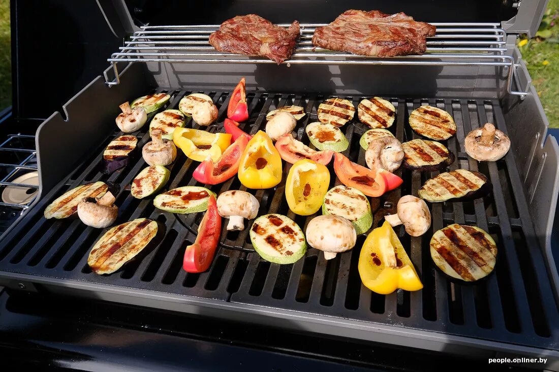 Овощи гриль на электрогриле рецепты с фото Жарим мясо! Газовый гриль, тандыр и "зеленое яйцо" против старого доброго мангал