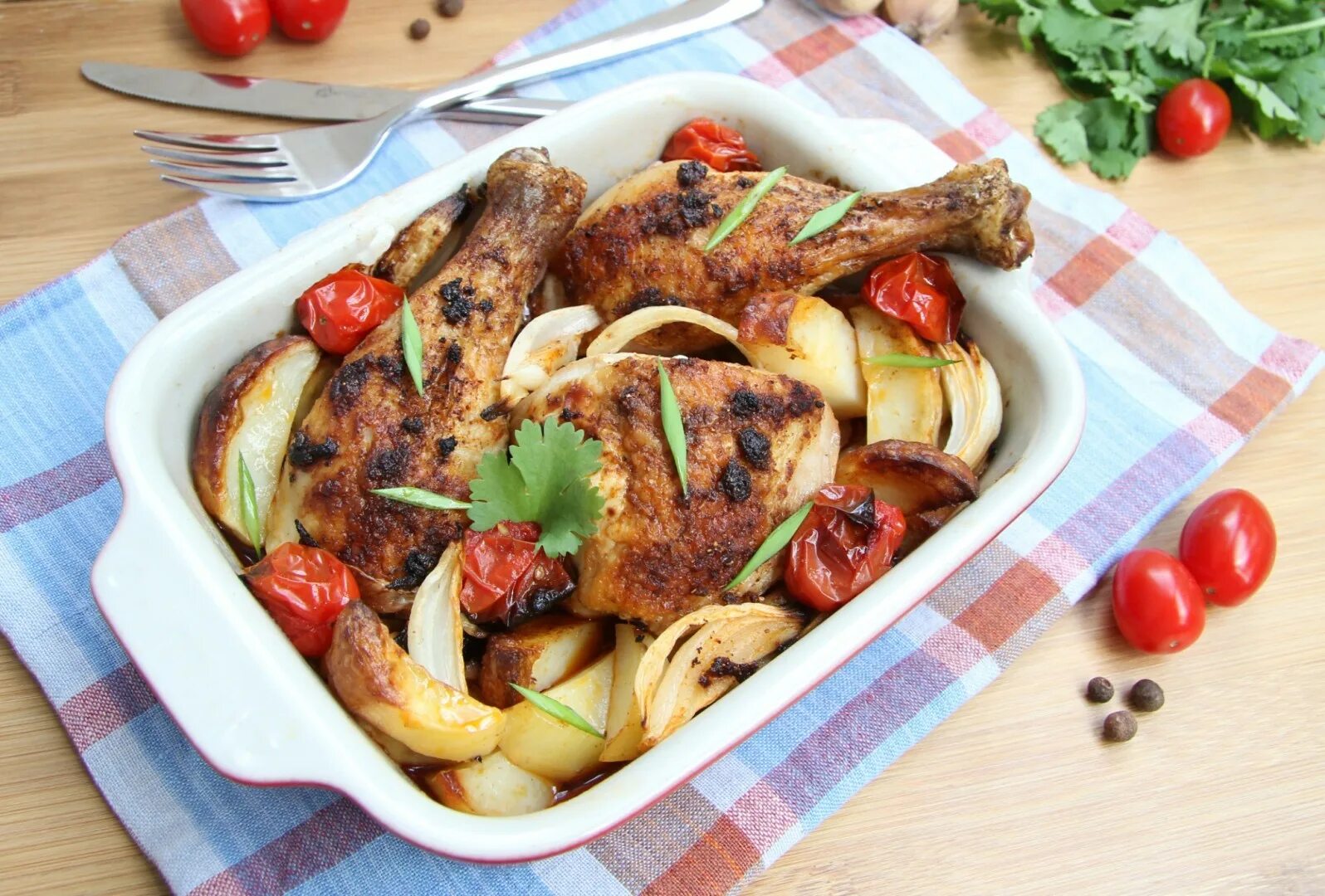 Овощи и грибы в духовке фото Куриные голени с овощами в духовке рецепт с фото пошагово - 1000.menu