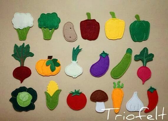 Овощи из фетра своими руками выкройки Pin by mabel guala on manualidades Felt crafts, Felt crafts diy, Felt toys