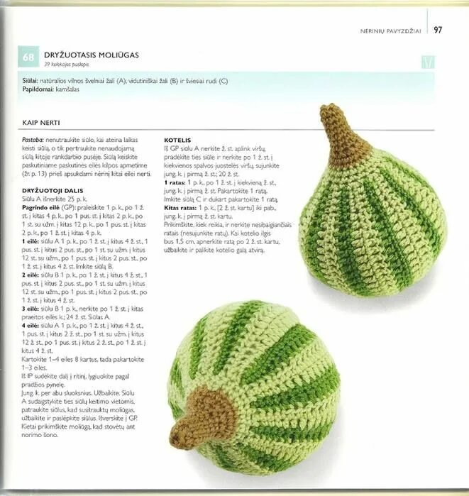 Овощи крючком с описанием и схемами 10) IRISH Crochet LACE & Fruta de ganchillo, Patrones de tejido a ganchillo afga