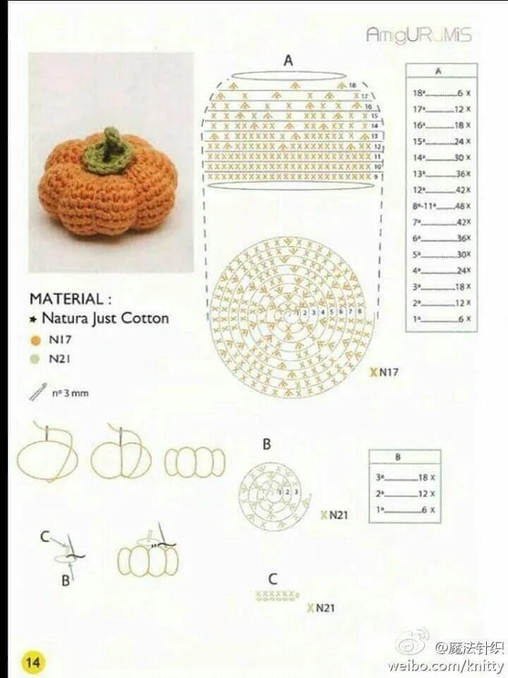 Овощи крючком схемы амигуруми Pin by Яна Кочегина on amigurumi Crochet, Crochet fruit, Crochet food