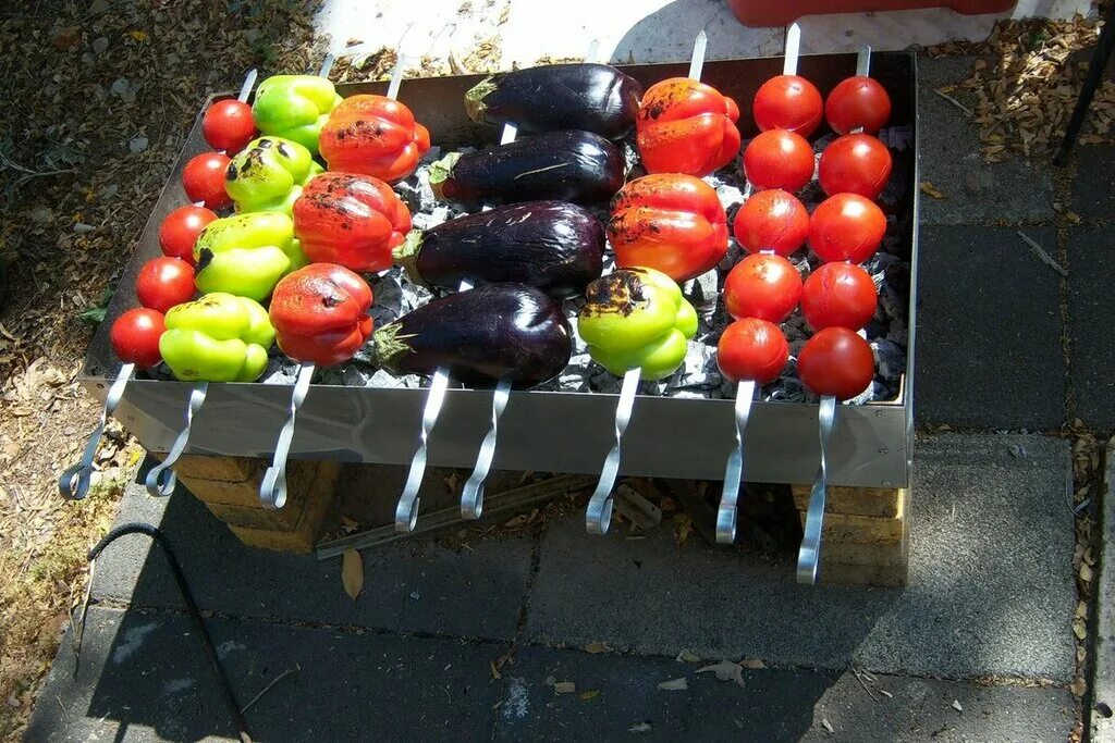 Овощи на мангале на шампурах фото Aygi Армянские Продукты, dairy products shop, Moscow, Vilnyusskaya Street, 5 - Y