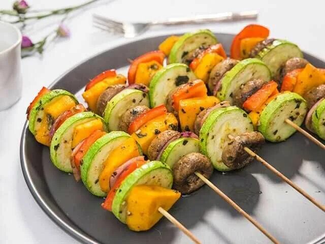 Овощи на мангале рецепты фото Заготовки на зиму Vegetable kebabs, Vegetable recipes, Grilled vegetables