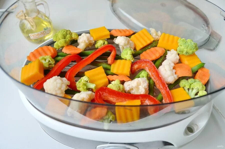 Овощи на пару рецепты с фото Овощи на пару "Вкусные" - пошаговый рецепт с фото на Повар.ру