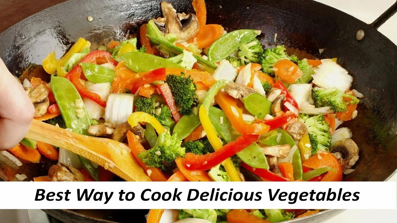 Овощи на сковороде фото Best Way to Cook Delicious Vegetables - YouTube