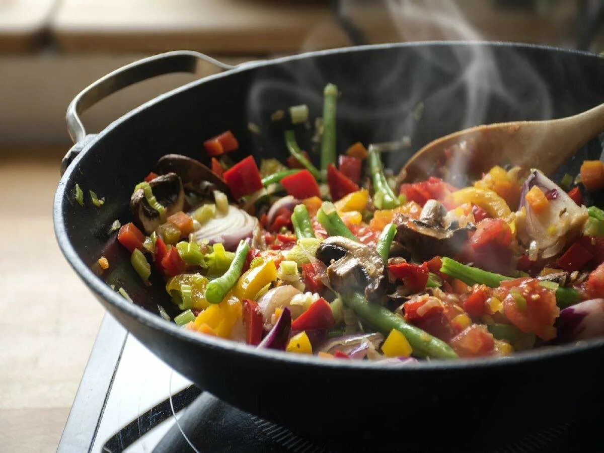 Овощи на сковороде рецепт с фото How to preserve nutrients while cooking vegetables