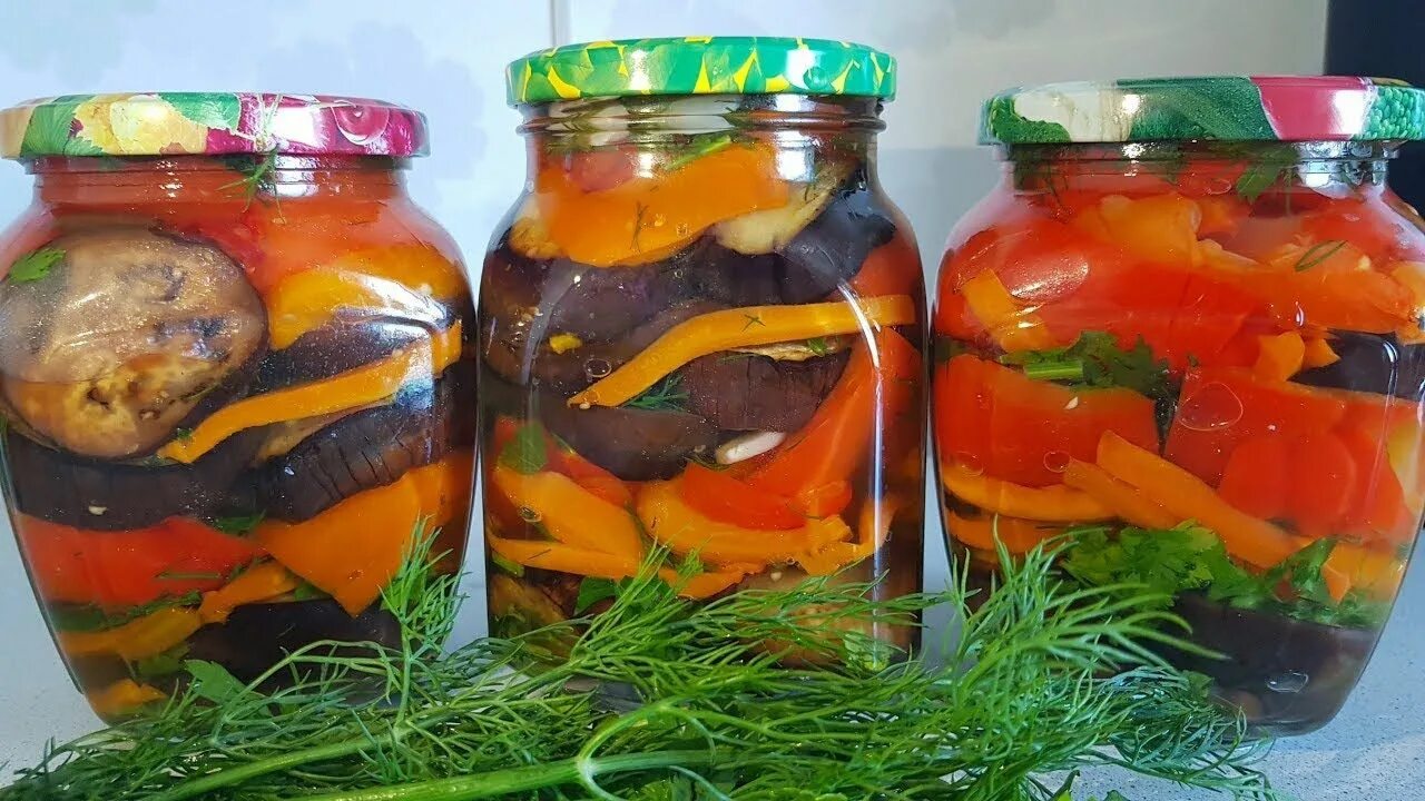Овощи на зиму рецепт с фото ТАКОЙ ЗАКУСКИ И 30 БАНОК БУДЕТ МАЛО!!! БАКЛАЖАНЫ С ОВОЩАМИ НА ЗИМУ! Koken