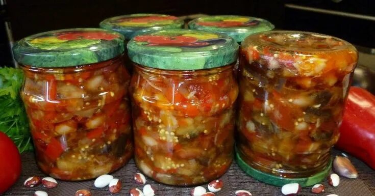 Овощи на зиму рецепт с фото Сытный и яркий салат на зиму "Черкассы" готовлю целое лето и осень Рецепт Салат 