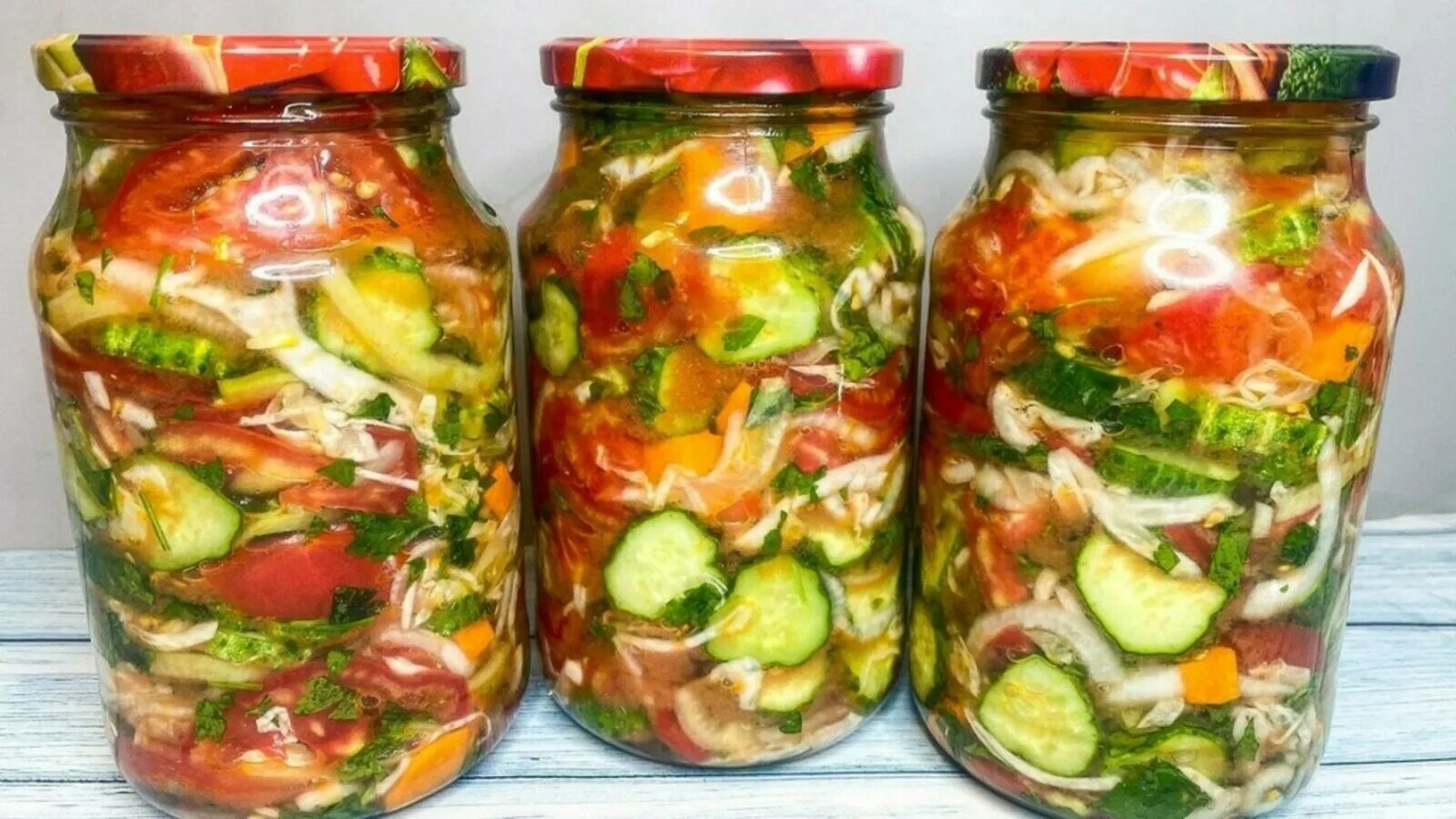 Овощи на зиму рецепт с фото Салат "Генеральский"