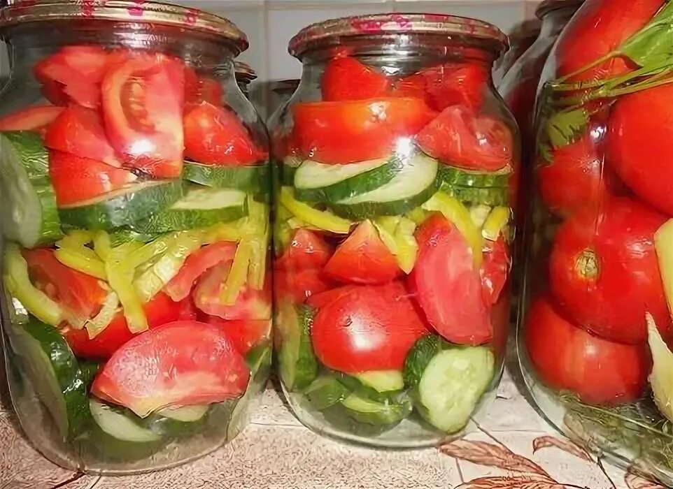 Овощи на зиму рецепт с фото Gurķu, tomātu un sīpolu salāti (bez pasterizācijas) Food, Stuffed peppers, Veget