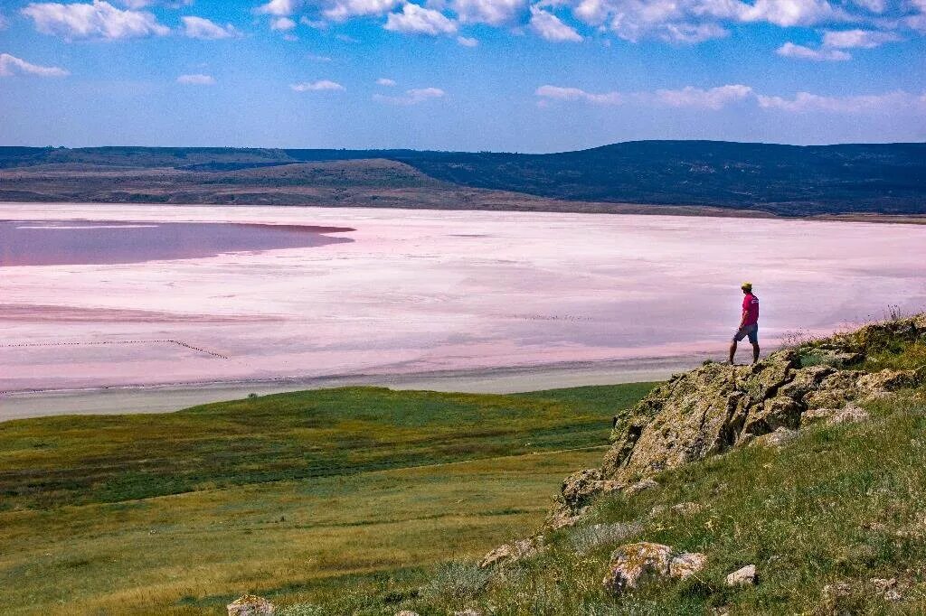 Озеро чокрак фото Три розовых озера в Крыму, где фото получаются - огонь! Megapolus Tours Дзен
