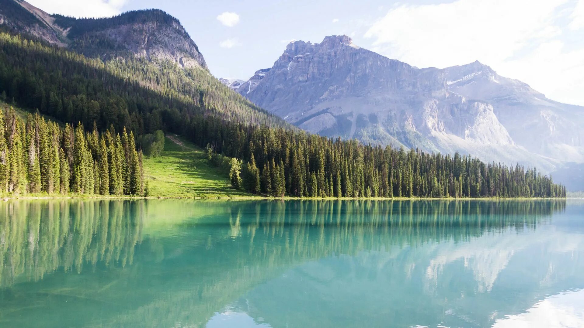 Озеро фото картинки Download wallpaper 1920x1080 mountains, landscape, trees, lake peyto full hd, hd