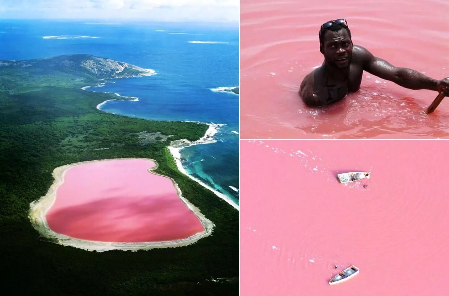 Озеро хиллер австралия фото Lago cor de rosa, Cabo Verde, Senegal Lago rosa, Lago retba, Lago
