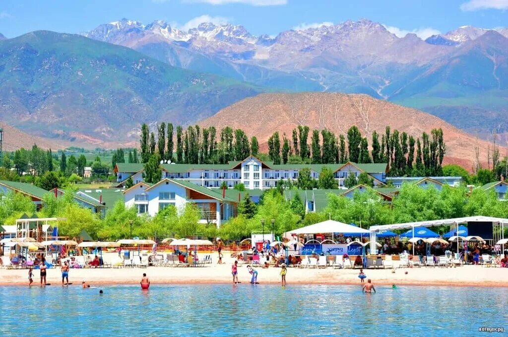 Озеро иссык куль отдых фото Пляж Киргизское взморье, beach, Issık Göl İlçesi - Yandex Maps