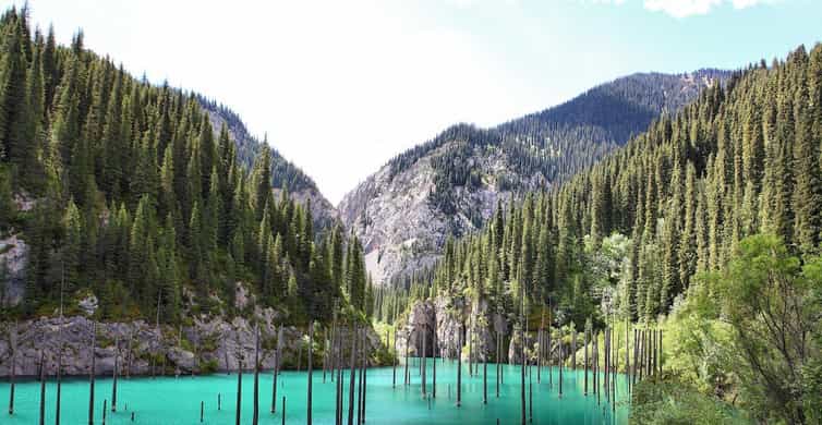 Озеро каинды фото Treasures of Almaty: lakes Kaindy and Kolsai, Charyn Canyon GetYourGuide