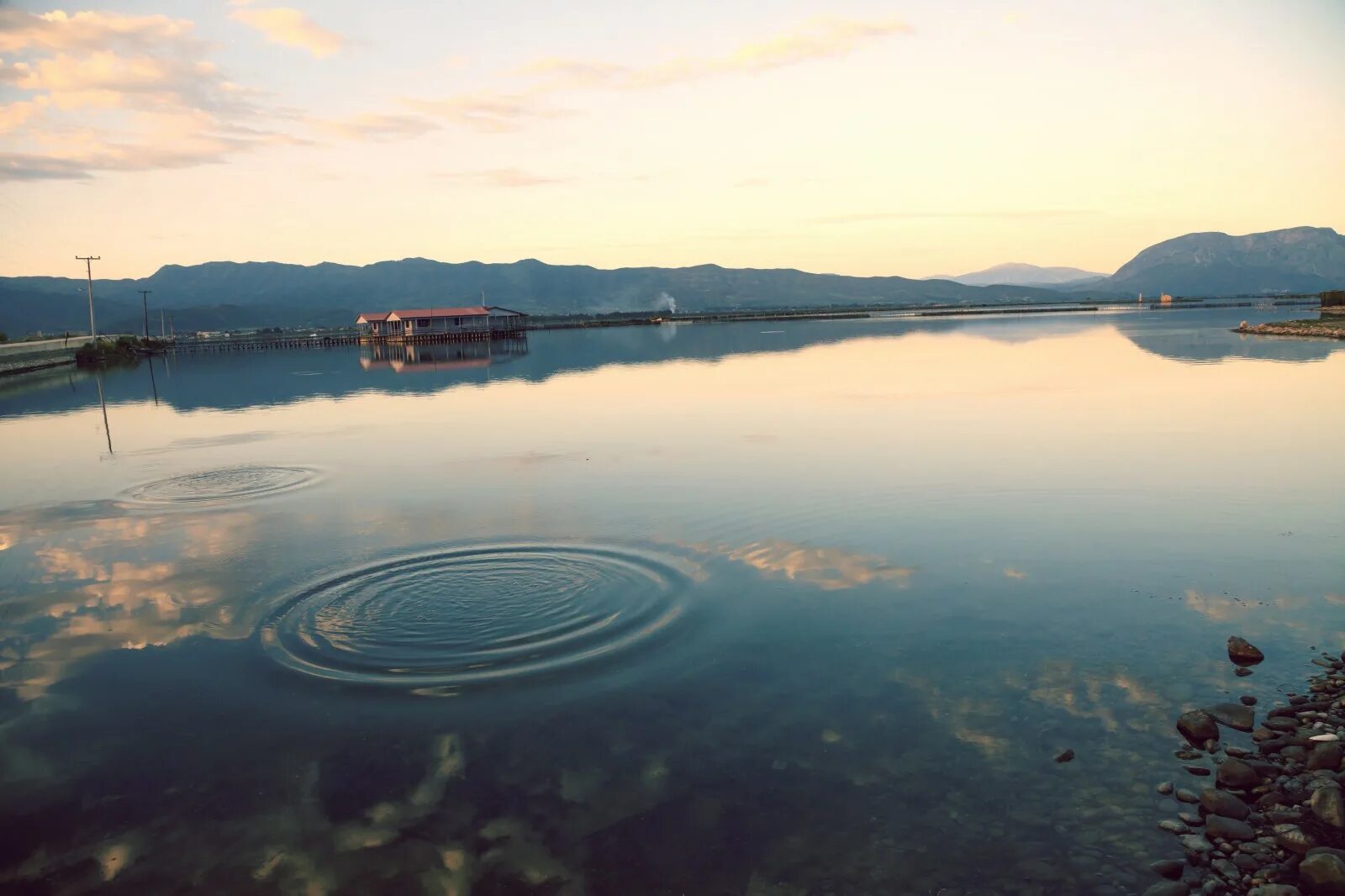 Озеро кэнон фото Wallpaper : landscape, sunset, sea, lake, reflection, sky, sunrise, calm, evenin