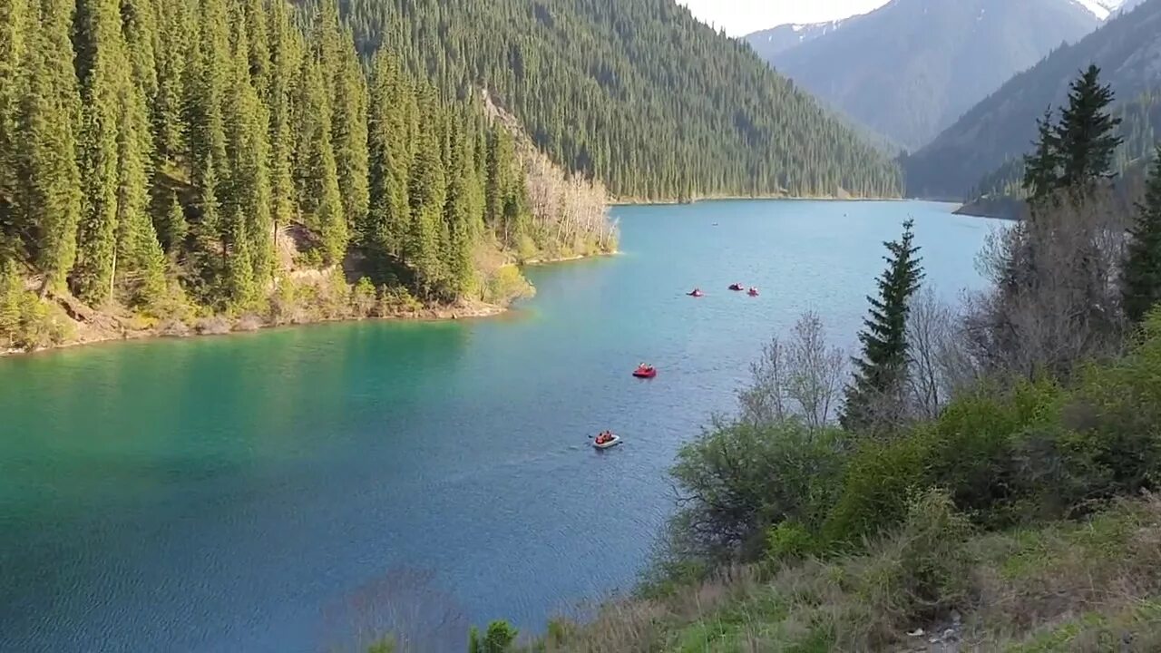 Озеро кольсай фото Озера #кольсай Кольсай вдоль озера иду - YouTube