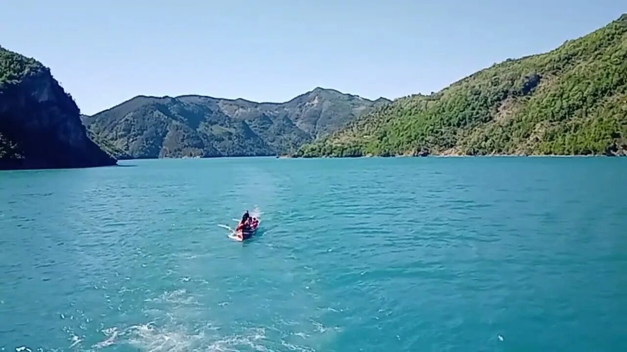 Озеро кома фото Озеро Коман в Албании. На пароме - Komani Lake - YouTube
