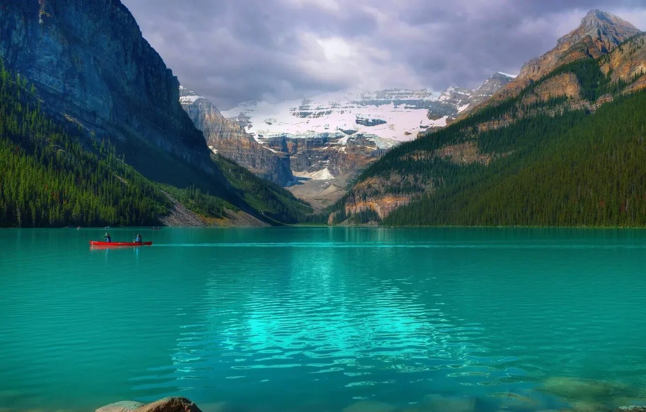Озеро крутое фото Обои озеро, canada, Emerald Lake Louise, emerald lake louise, Канада, national p
