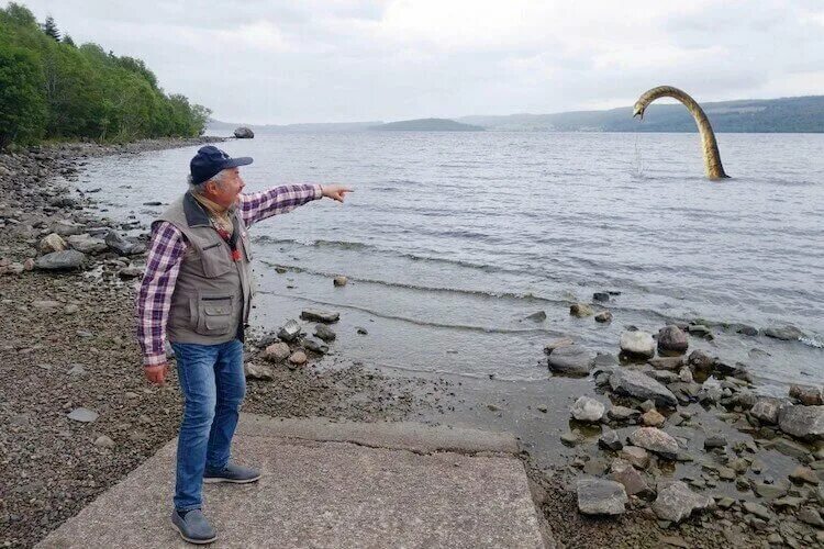 Озеро лохнесс чудовище реальное фото Тень в глубинах: Вечная загадка Лох-Несского чудовища ВАШ ЛЕТОПИСЕЦ Дзен