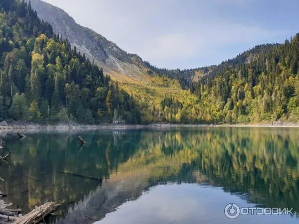 Озеро малая рица в абхазии фото Отзыв о Экскурсия на озеро Малая Рица (Абхазия) Великолепный тур на сапсерфе с п