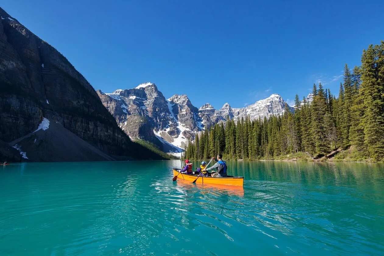 Озеро морейн канада фото MORAINE LAKE - Steemit