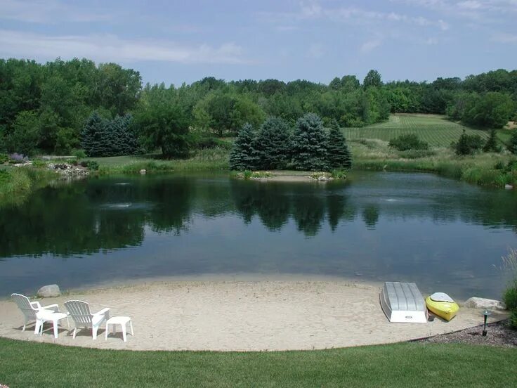 Озеро на участке фото Ponds backyard, Farm pond, Pond landscaping