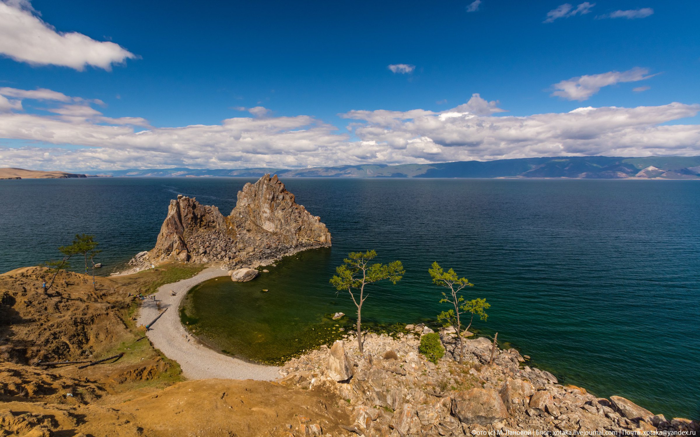 Озеро ольхон фото Мыс Бурхан (скала Шаманка), остров Ольхон, озеро Байкал - Фото № 175210
